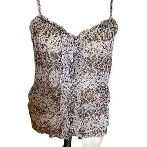 Spaghetti strap floral top by daytrip. Size medium
